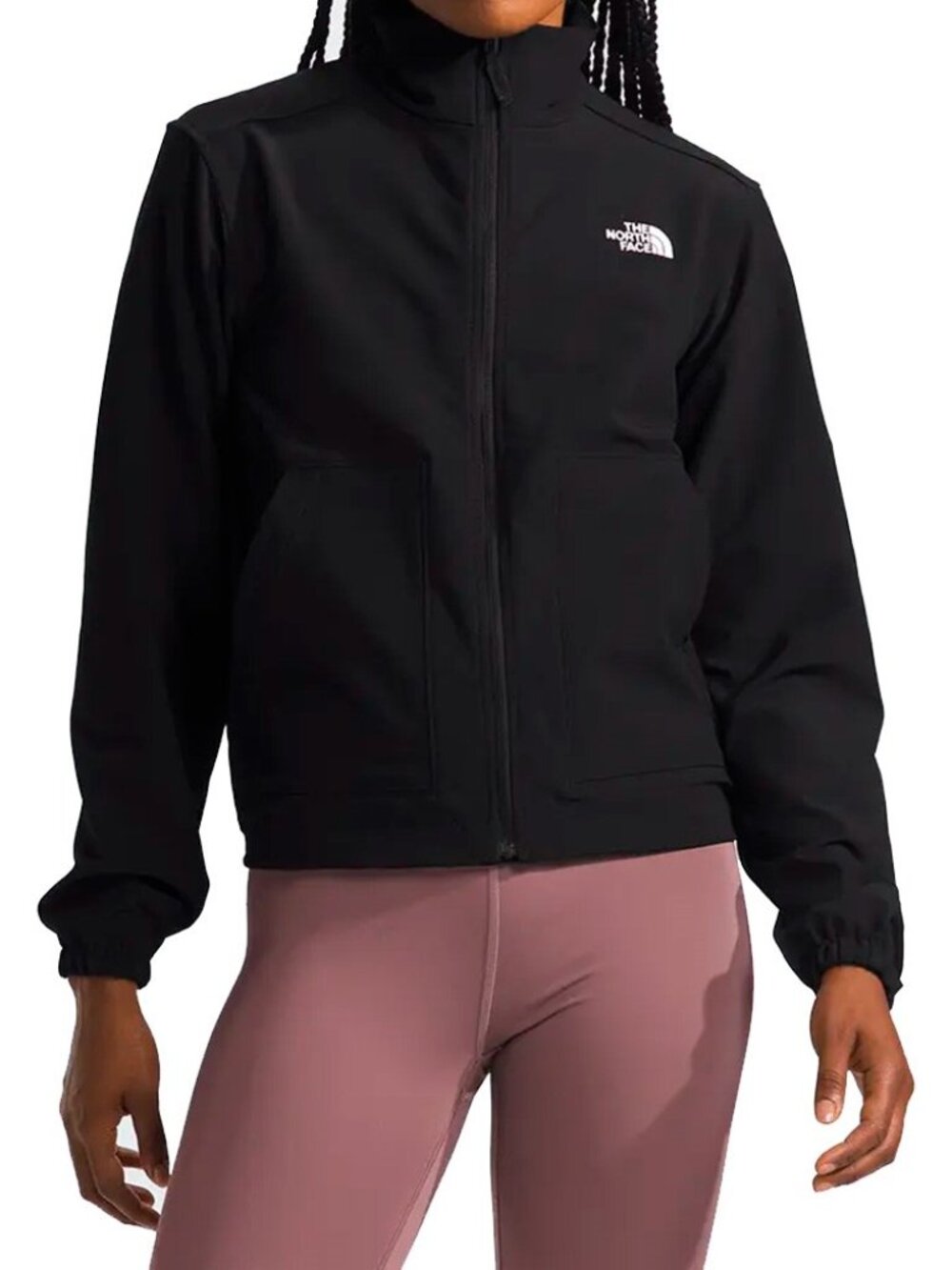 The North Face Women's Black Jaqueta Corta Vento Feminina Willow Basic Jacket L